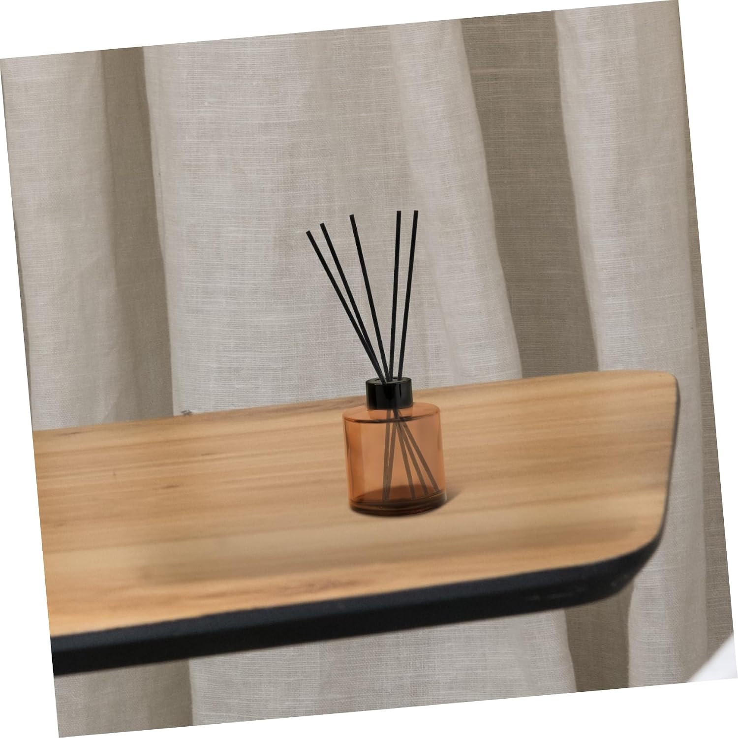 Xmas 100pcs Black Fiber Reed Diffuser Sticks for Indoor Aroma