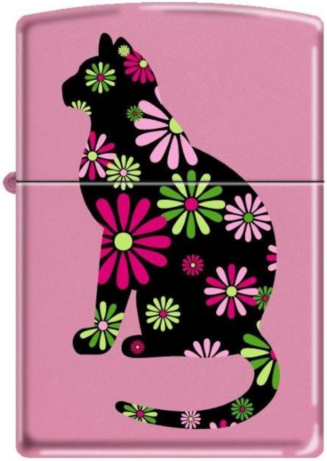 Zippo New 238 Pink Matte Funky Cat