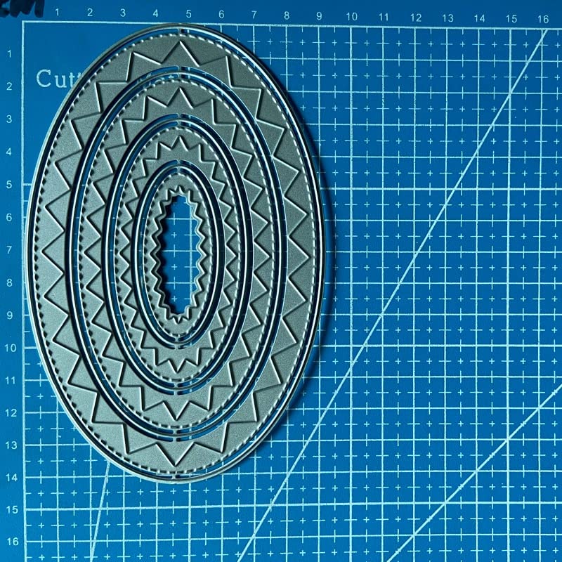 Troqueles De Corte De Metal De Acero Al Carbono, Plantillas Ovaladas De