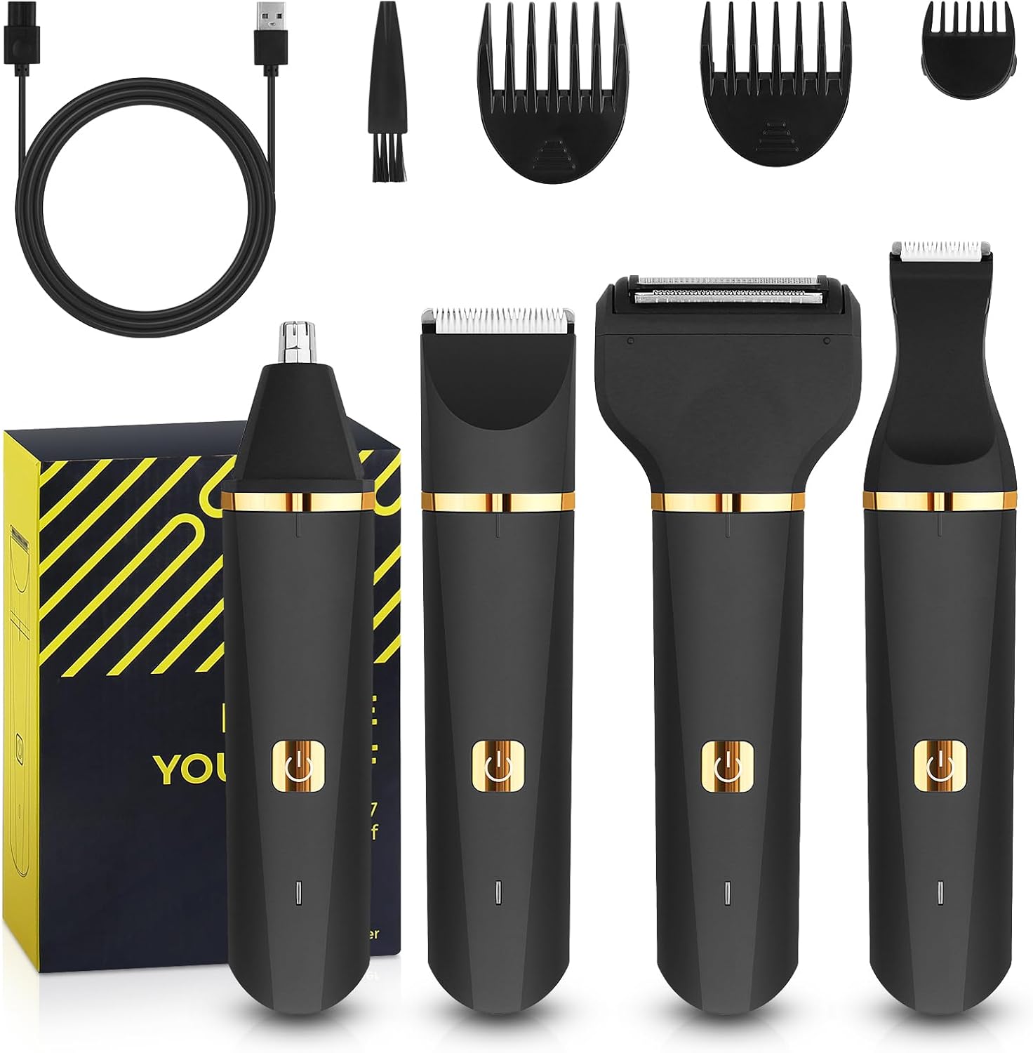 Elektrisch Scheerapparaat voor Vrouwen, Elektrisch Scheerapparaat voor Vrouwen voor Gezicht/Neus/Wenkbrauwen/Onderarmen/Benen/Pubisch Haar, Trimmer voor Mannen/Mannen/Dieren