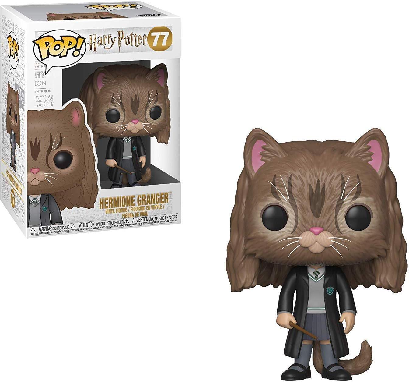 HARRY POTTER - Hermione Granger as Cat Funko Pop! Vinyl Figure (Bundled with Compatible Pop Box Protector Case)