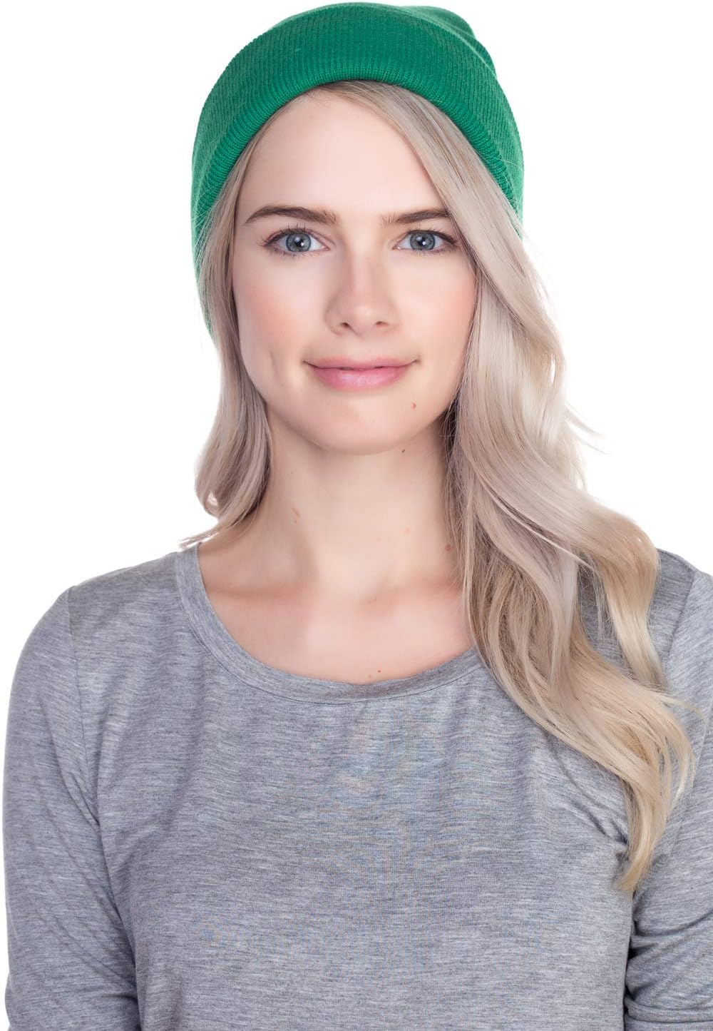 Top Level Beanie Men Women - Unisex Cuffed Plain Skull Knit Hat Cap - Image 6