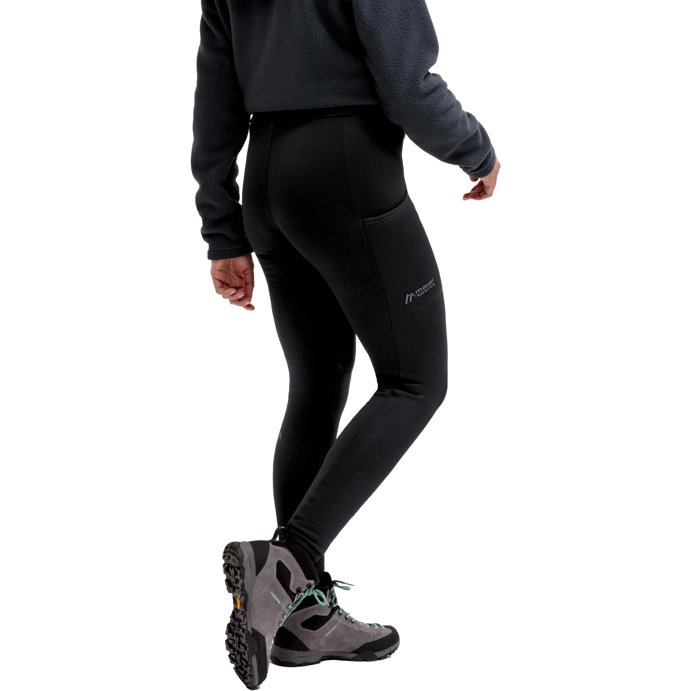 Maier Sports Damen WinterWrap Tights, Black, M