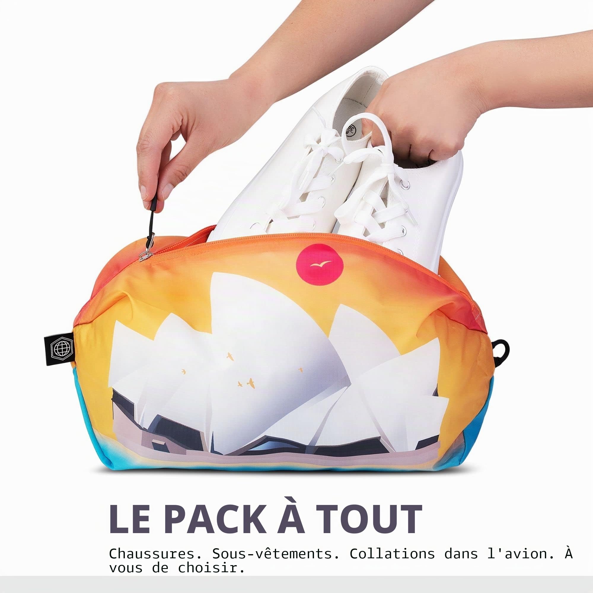 TRIPPED Travel Gear – Lot de 7 grands cubes de rangement pour voyage – Sacs de compression ultra légers, extensibles/de compression pour vêtements (Bucketlist)