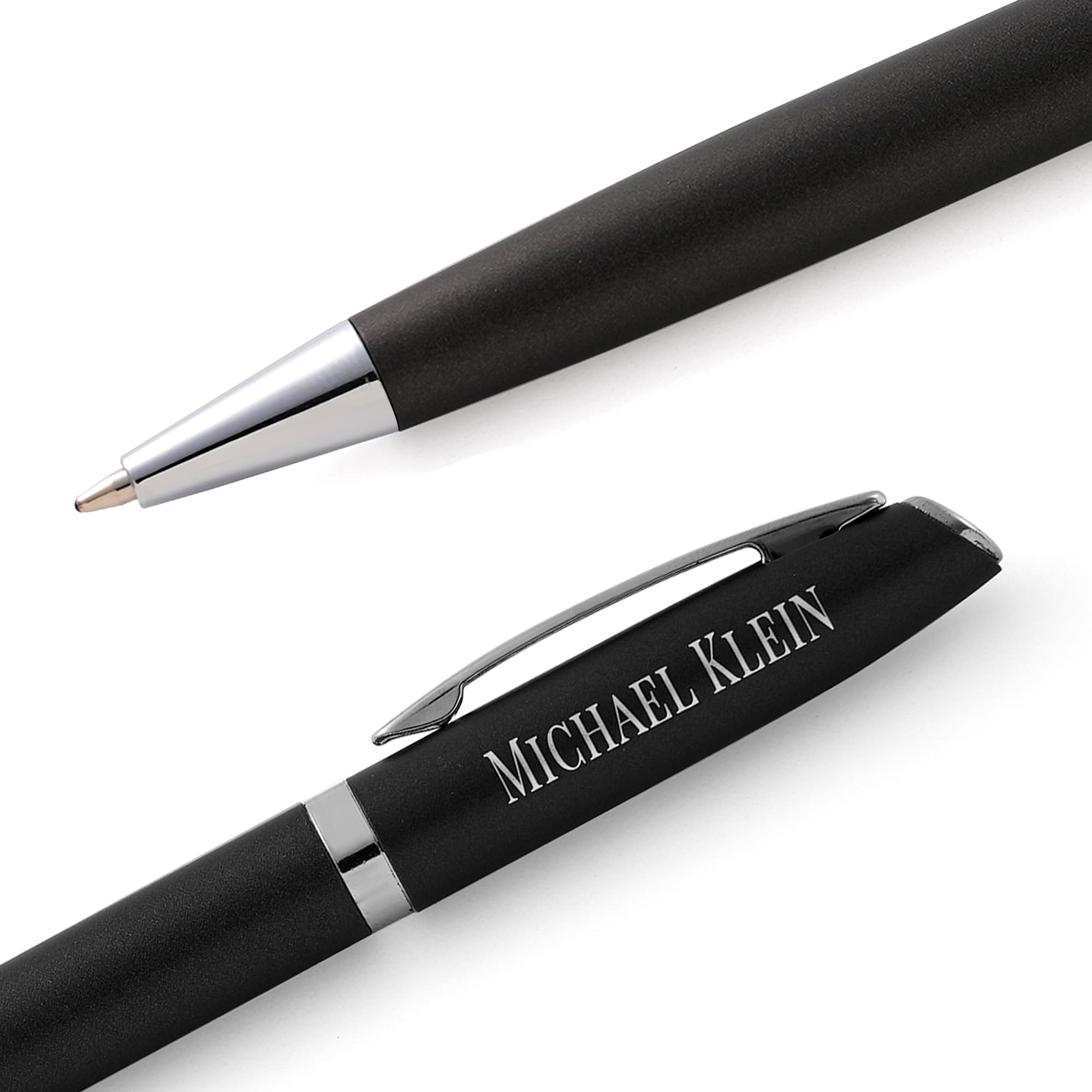 Juwelier Schönschmied - Schreibset mit Gravur & Wunschsymbolen Stift mit Gravur Inklusive Geschenk-Etui - Drehkugelschreiber & Rollerball (schwarzschreibend) Schreibset 2 PS2