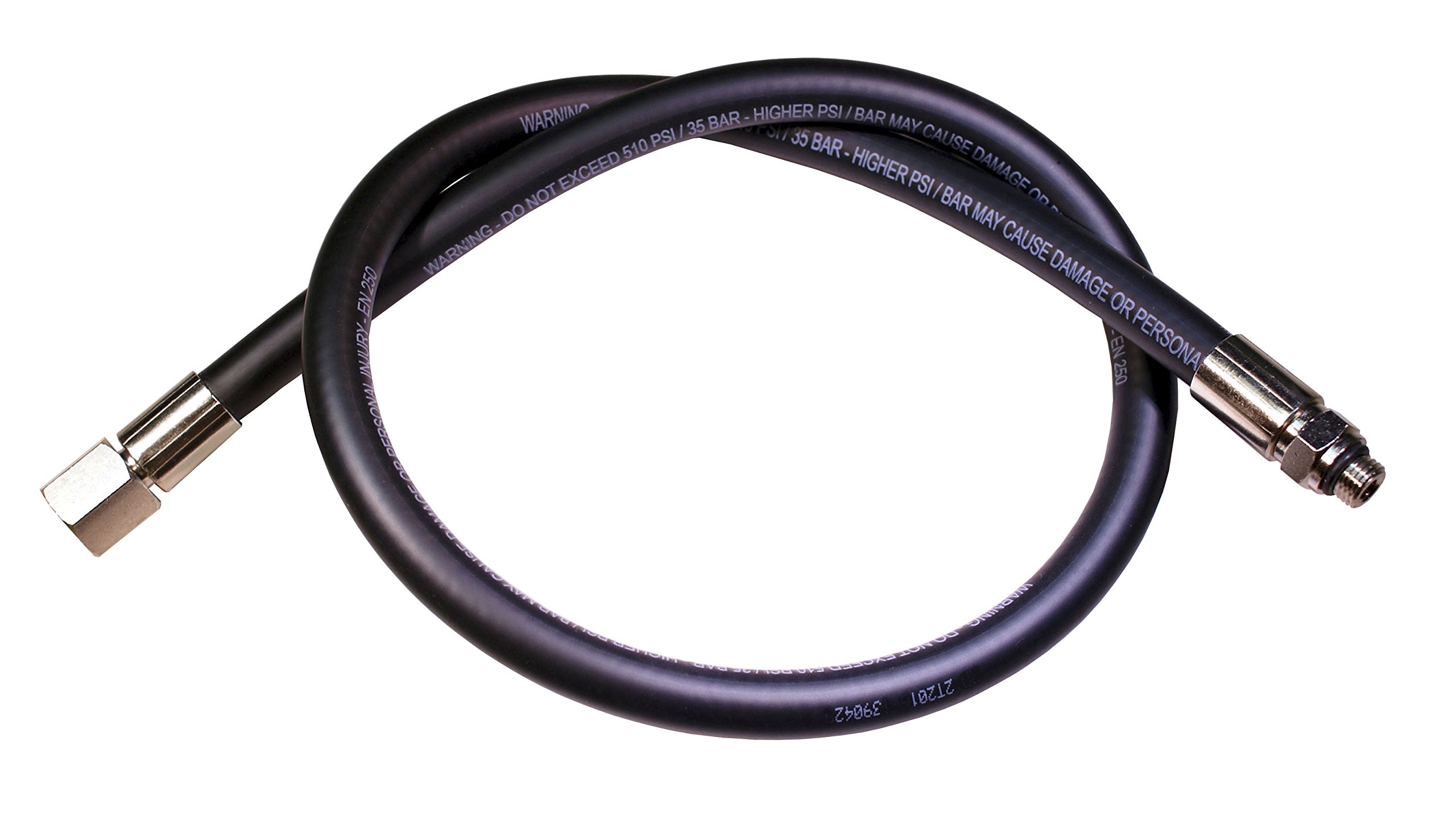 Latiguillo de regulador Negro, EN250. (213 cm)