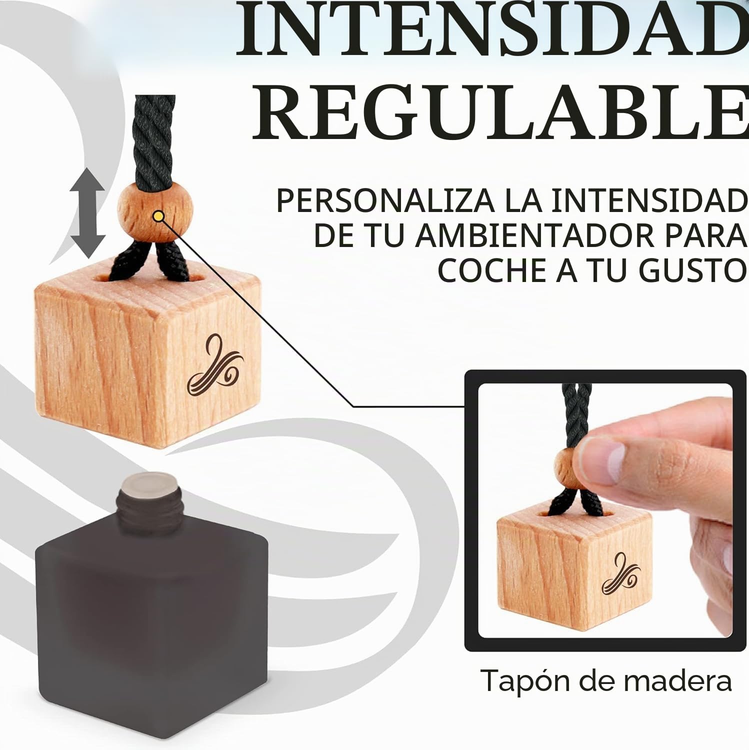 Creed - Ambientador de Coche para Hombre | Fragancias Inspiradas en el Perfume de Aventos | Tecnología Eliminadora de Olores | Aroma Fuerte