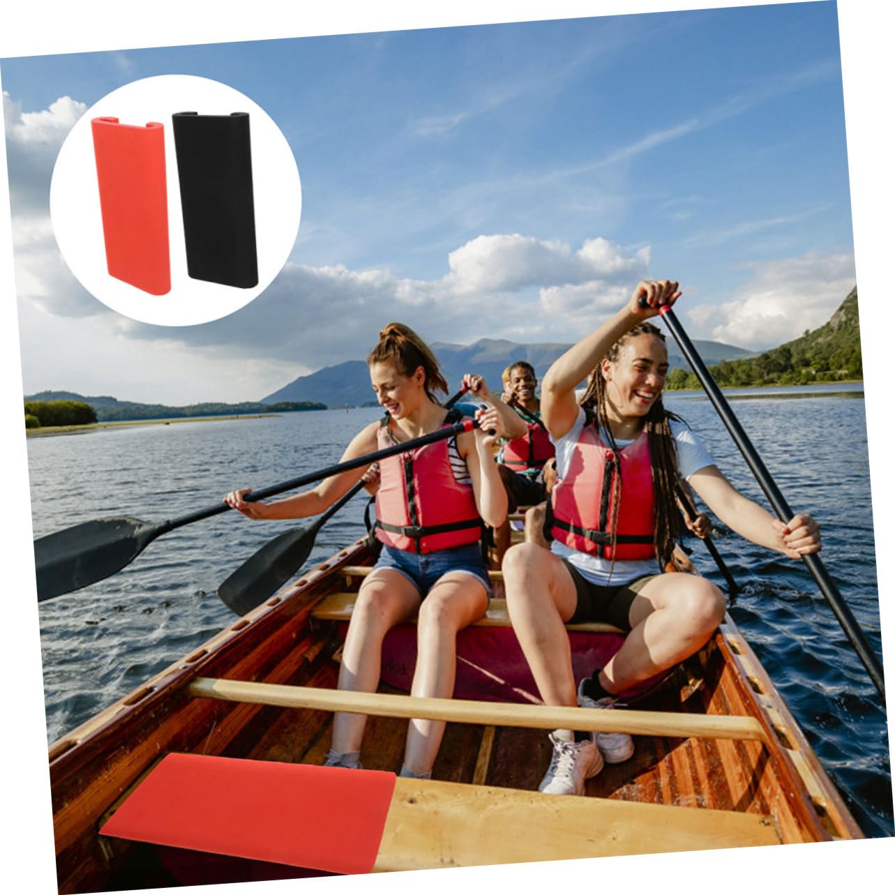 ibasenice Kajak-sitzkissen Kajak-sitzpolster Aus Schaumstoff Nautische Kissen Outdoor Sitzkissen Im Kanusitzkuss Drachenboot Sitzpolster Sattel Drachenboot-sitzsattel