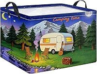 Vista 49 de HIYAGON - Cesta de Animales del Bosque Rectangular, Cesta de Almacenamiento para Bebé, Caja Organizadora de Almacenamiento, Caja de Decoración