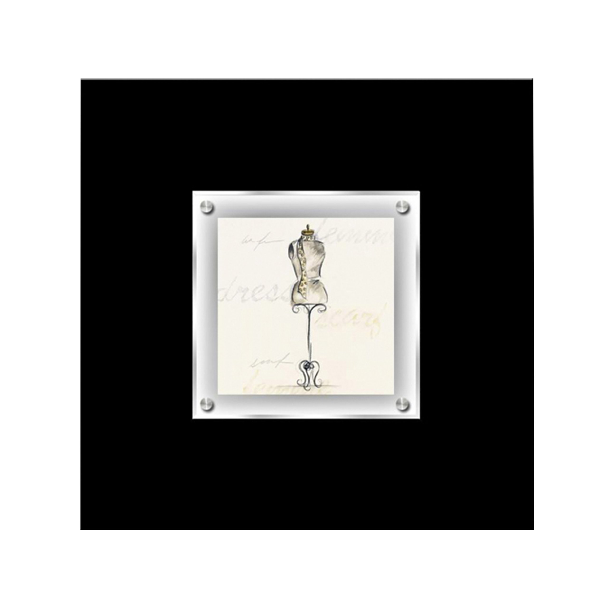 Premier Housewares Boudoir Mannequin Design Wall Art