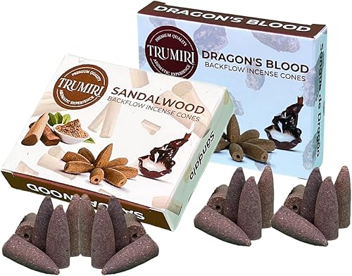 Vista 190 de Paquete combinado de conos de incienso de reflujo – 10 opio + 10 conos de incienso perfumados de cannabis