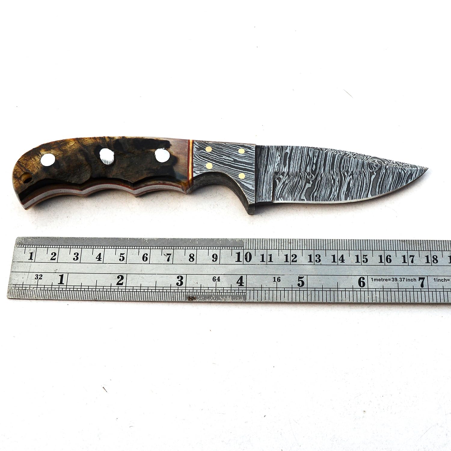 PAL 2000 coltelli damasco – Coltello da cucina realizzato a mano in acciaio damasco – Mini coltello da cucina con guaina 9732