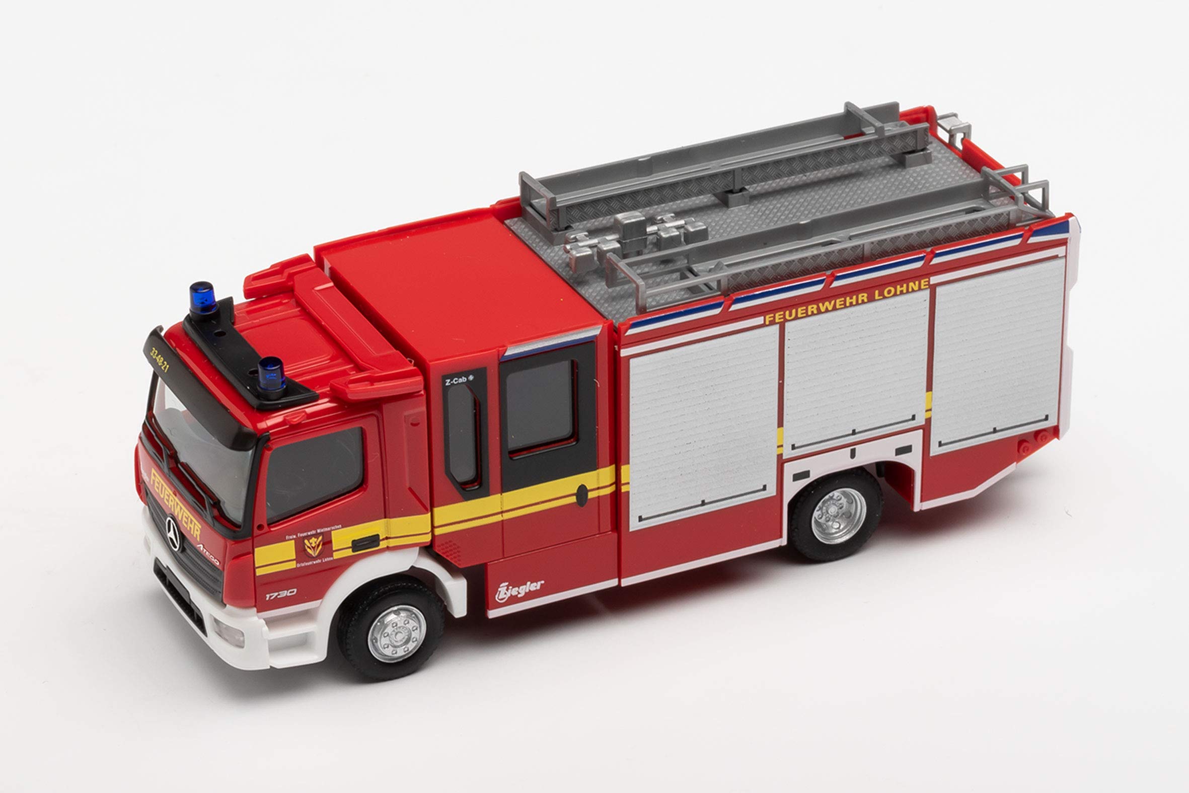 Mercedes-Benz Atego 13 Z-Cab, Pompiers - HERPA 098632 - HO 1/87