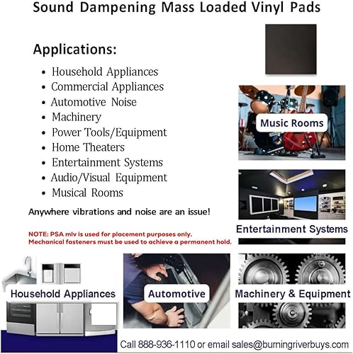 Miniatura 5 de Soundsulate PSA - Vinilo adhesivo con carga masiva (4 x 25 pies)