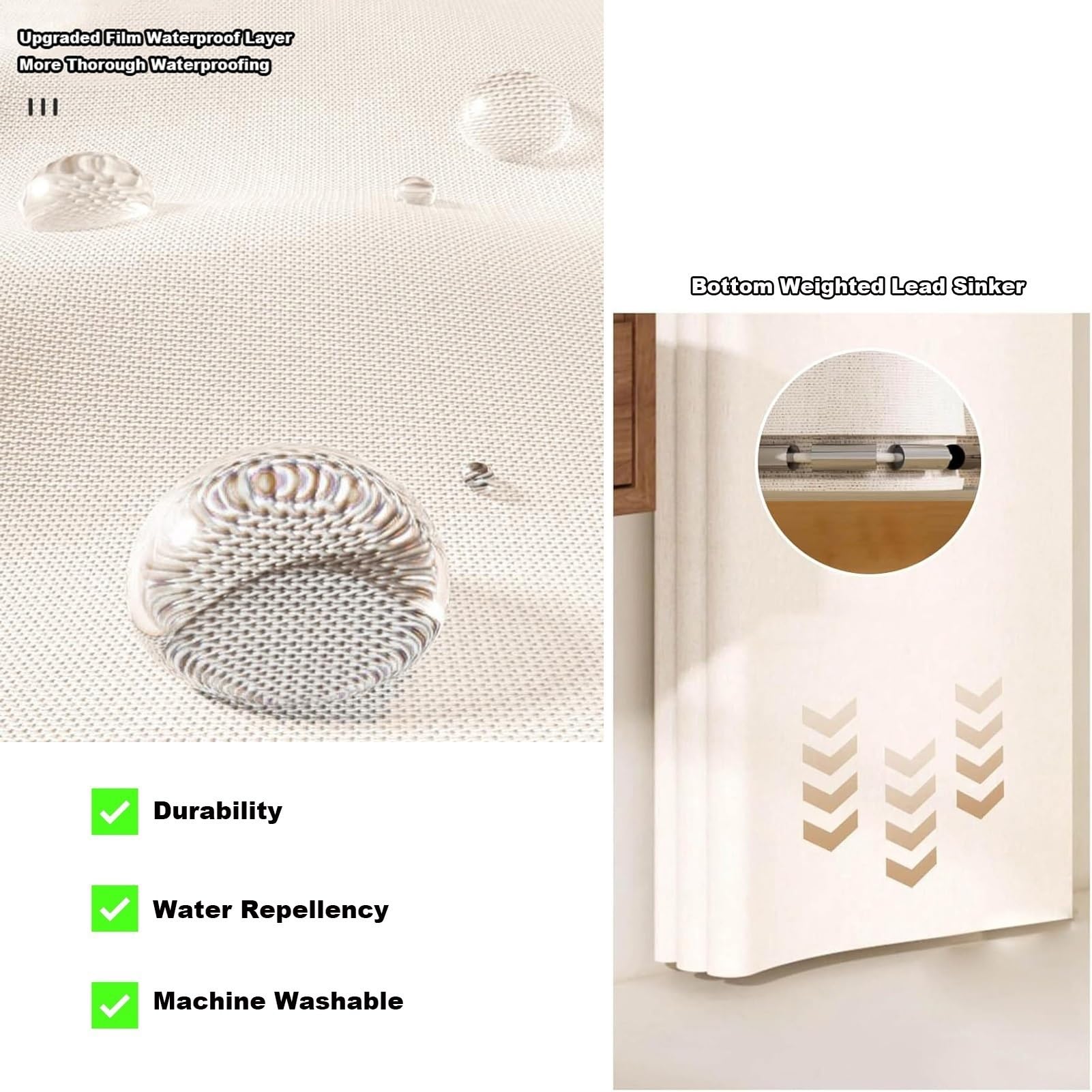 Barra de ducha plegable retráctil, montaje en pared, sin taladro, resistente al agua, perfecta para baños, caravanas, vestuarios, diseño de 3 pliegues para un fácil almacenamiento