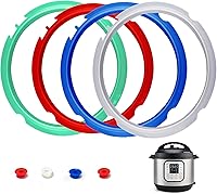 Vista 10 de Paquete de 3 anillos de sellado de 6 cuartos para anillos de sellado instantáneo de ollas de repuesto para sello instantáneo de olla de 5/6 cuartos