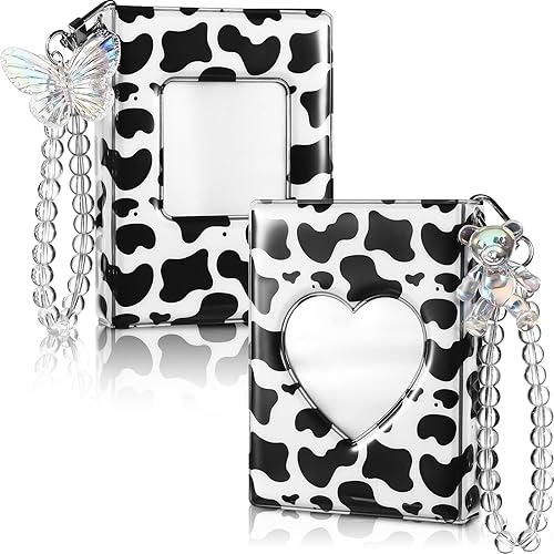 2 soportes para tarjetas de fotos Kpop de 3 pulgadas mini álbum de tarjetas de fotos para coleccionar libros carpetas Kpop 40 bolsillos con bonitas