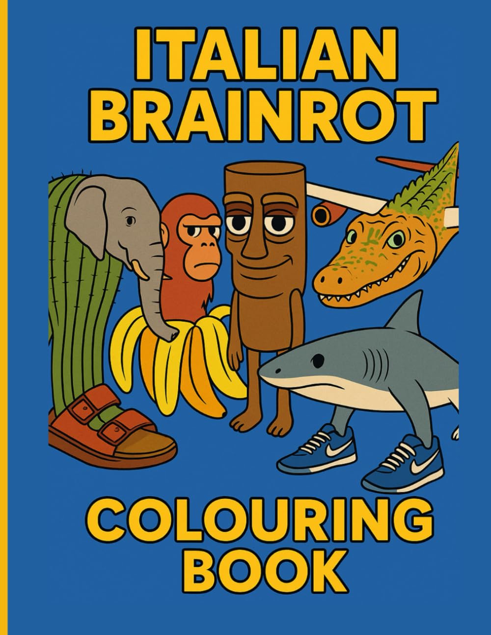 Italian Brainrot Colouring book