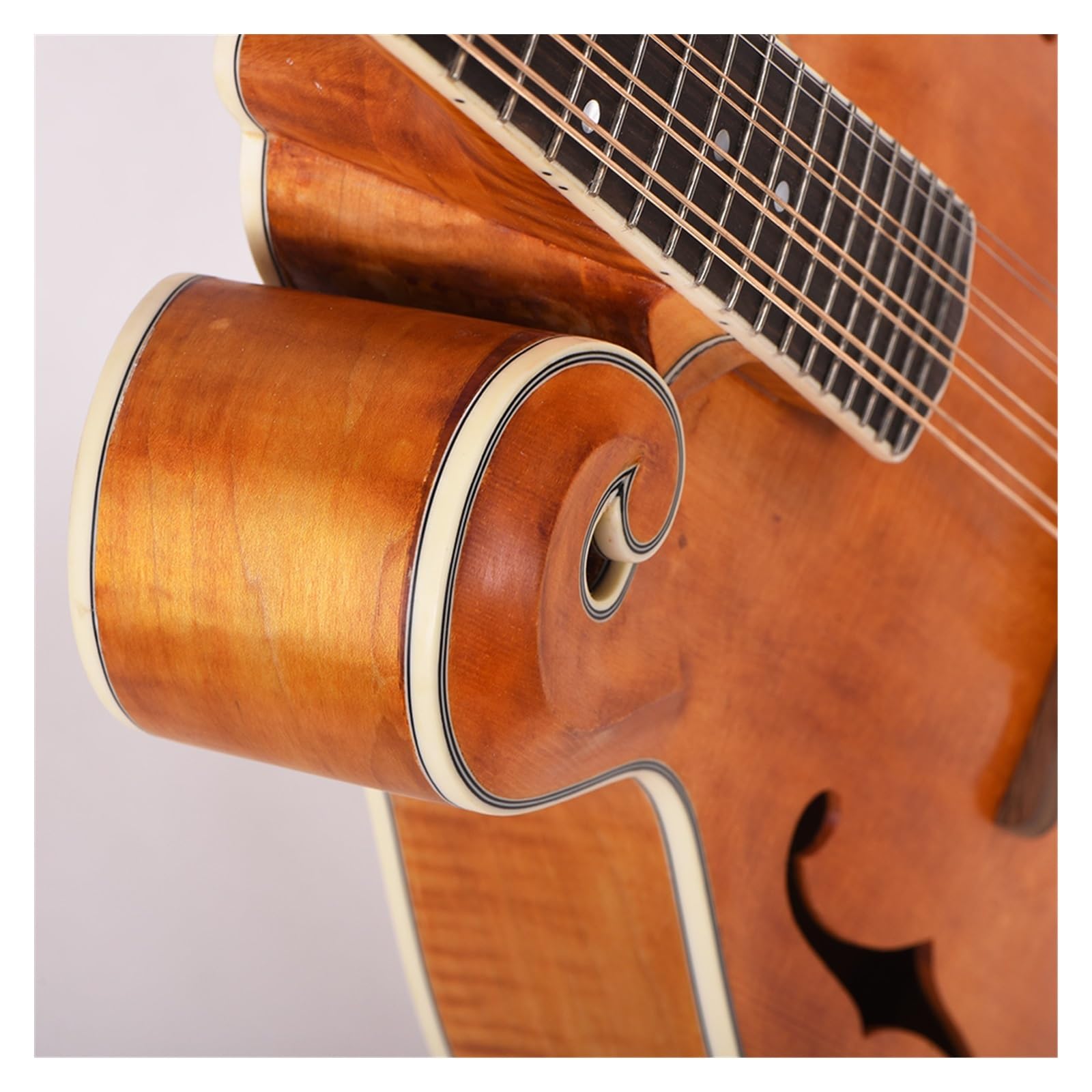 Mid-bass 8-string Mandolin Low Octave Handmade Full Veneer Mandolin Instrument - Image 5