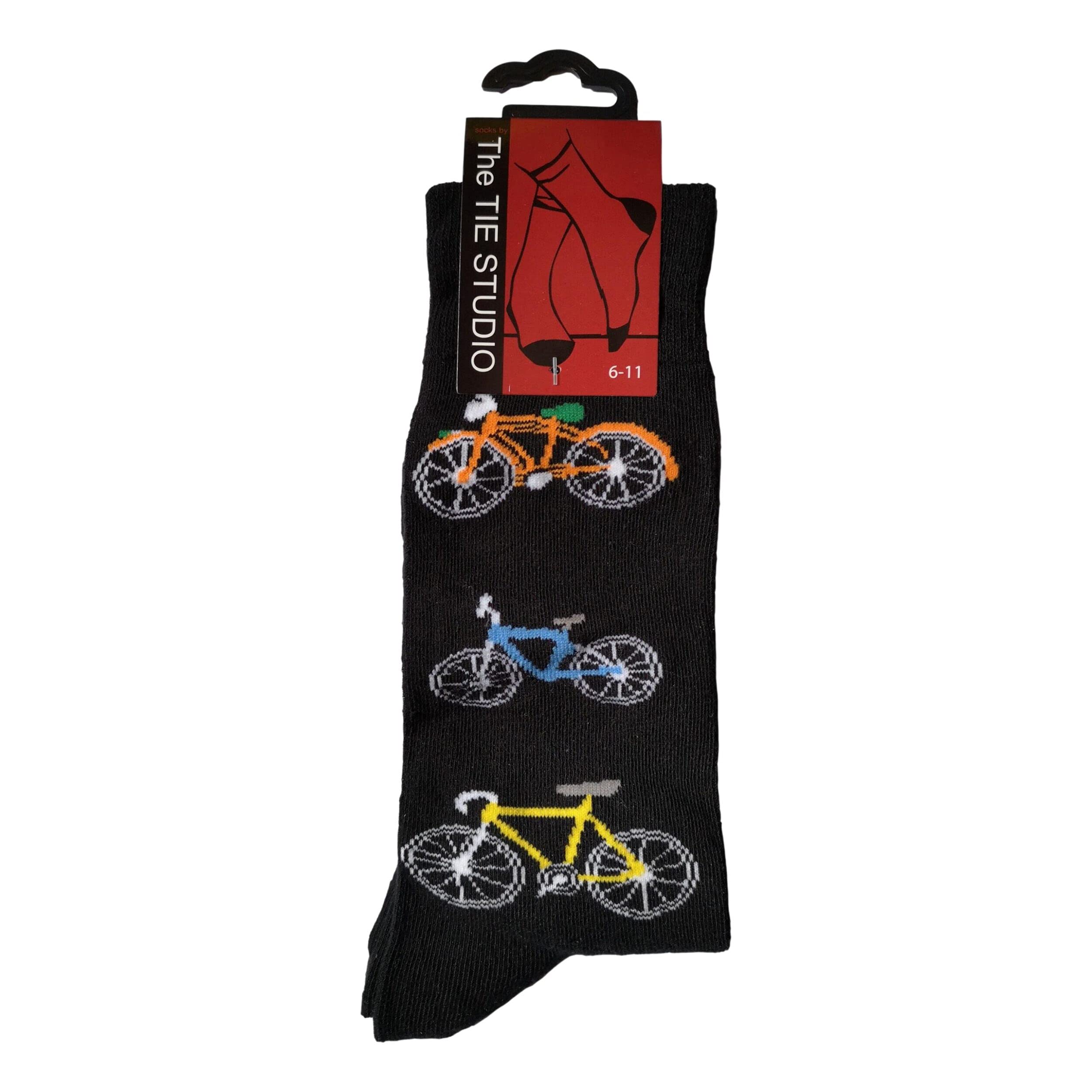 Tie Studio Modern Cycles Unisex Novelty Ankle Socks Adult Size 6-11
