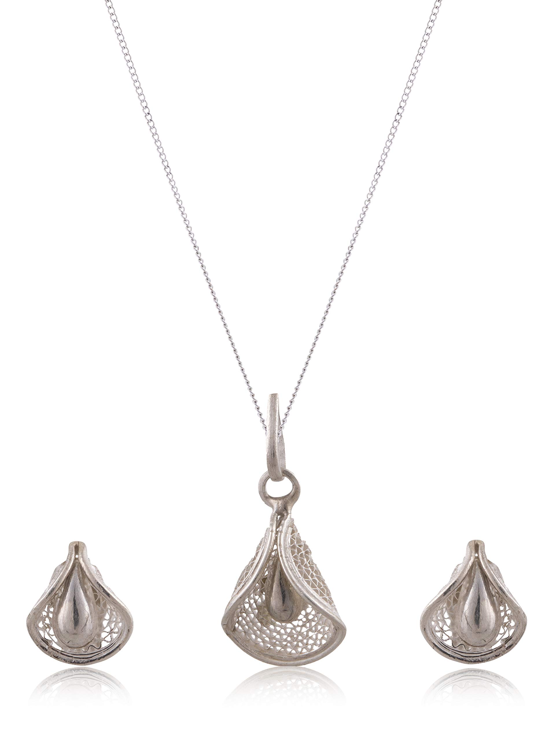 See full amazon price history chart for Arteastic Silver Filigree Jewellery Pendant Earring Set For Women (SJ-978) Arteastic Silver Filigree Jewellery Pendant Earring Set For Women (SJ-978) (B08GHZJR4N) Amazon Price History, Amazon Price Tracker