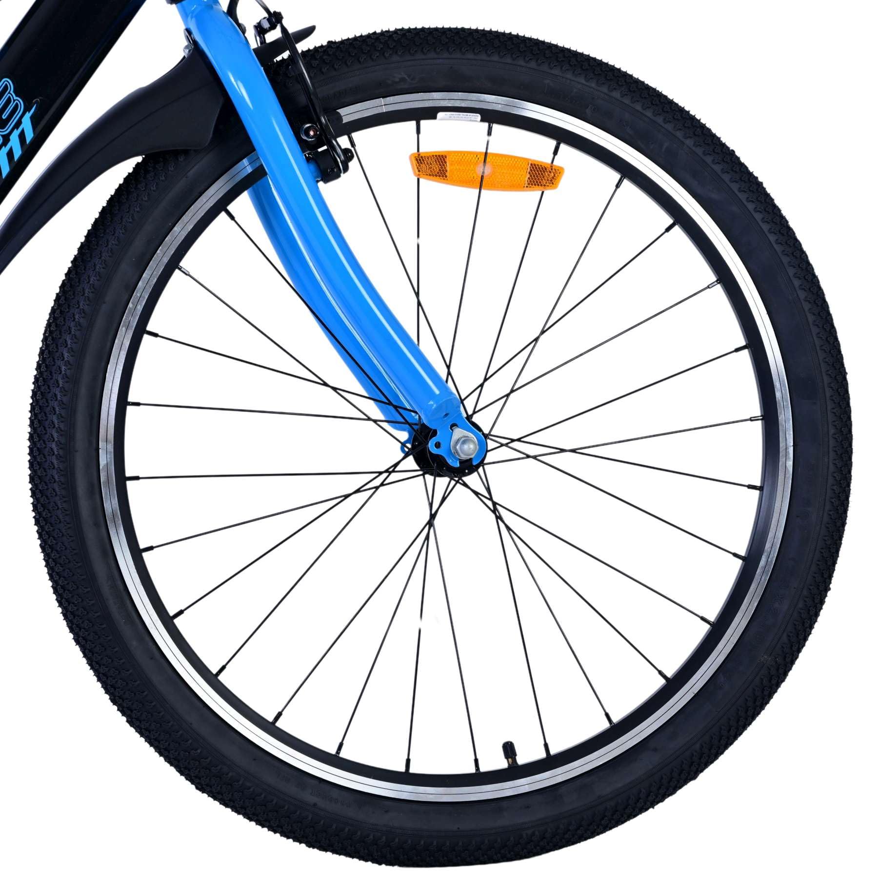 Volare Sportivo Kinderfahrrad - Jungen - 24 Zoll - Schwarz Blau