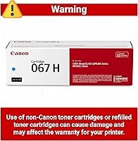 Vista 4 de Canon Genuine 067 Cyan Toner Cartridge High Capacity Compatible with LBP633Cdw, LBP632Cdw, MF652Cdw, MF653Cdw, MF654Cdw, MF656Cdw
