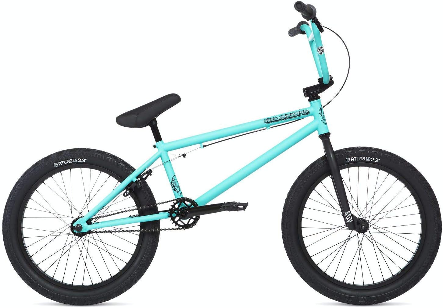 Stolen Casino 20" 2020 BMX Freestyle Bike (21" - Caribbean Green)