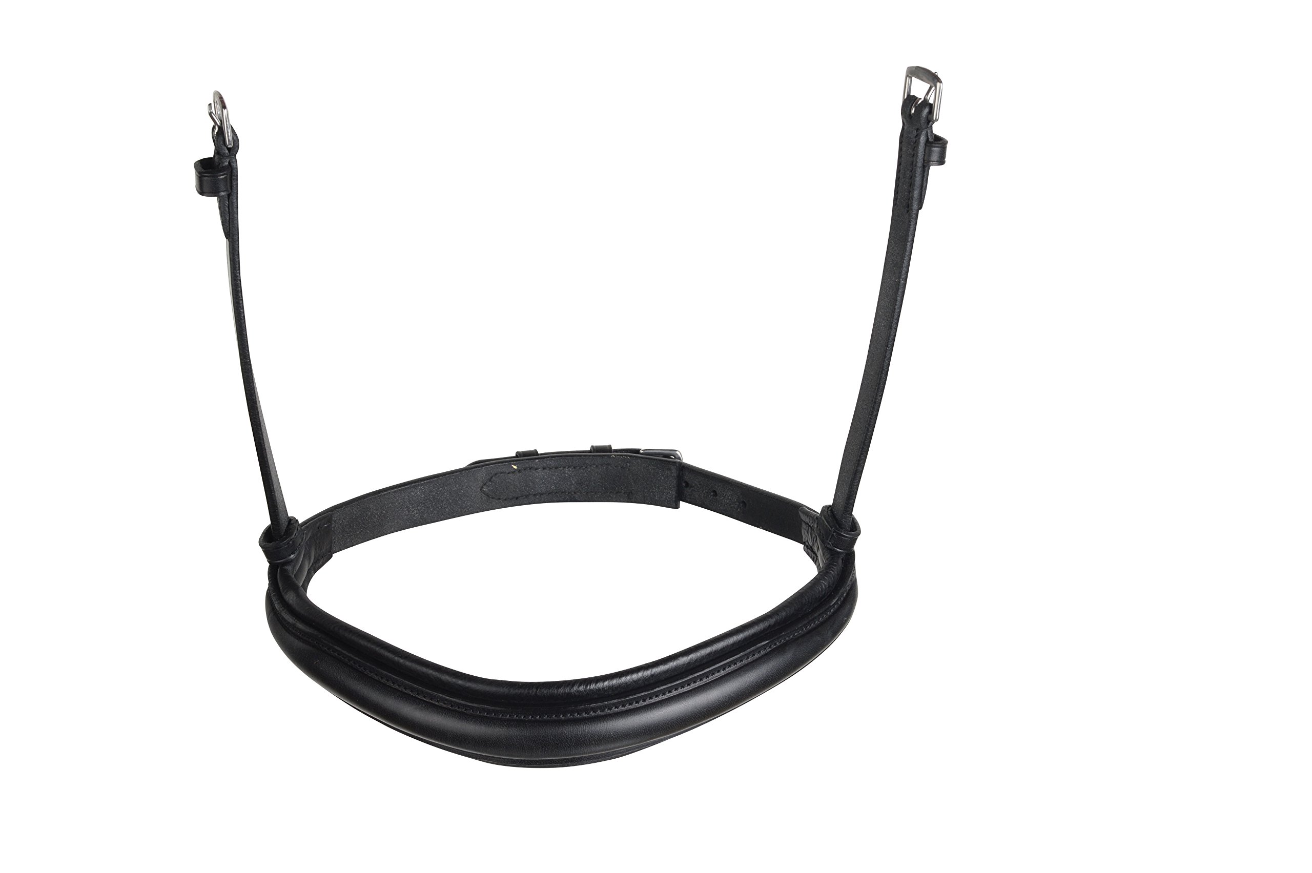 Collegiate Mono Crown Cavesson Noseband, Brown, Cob