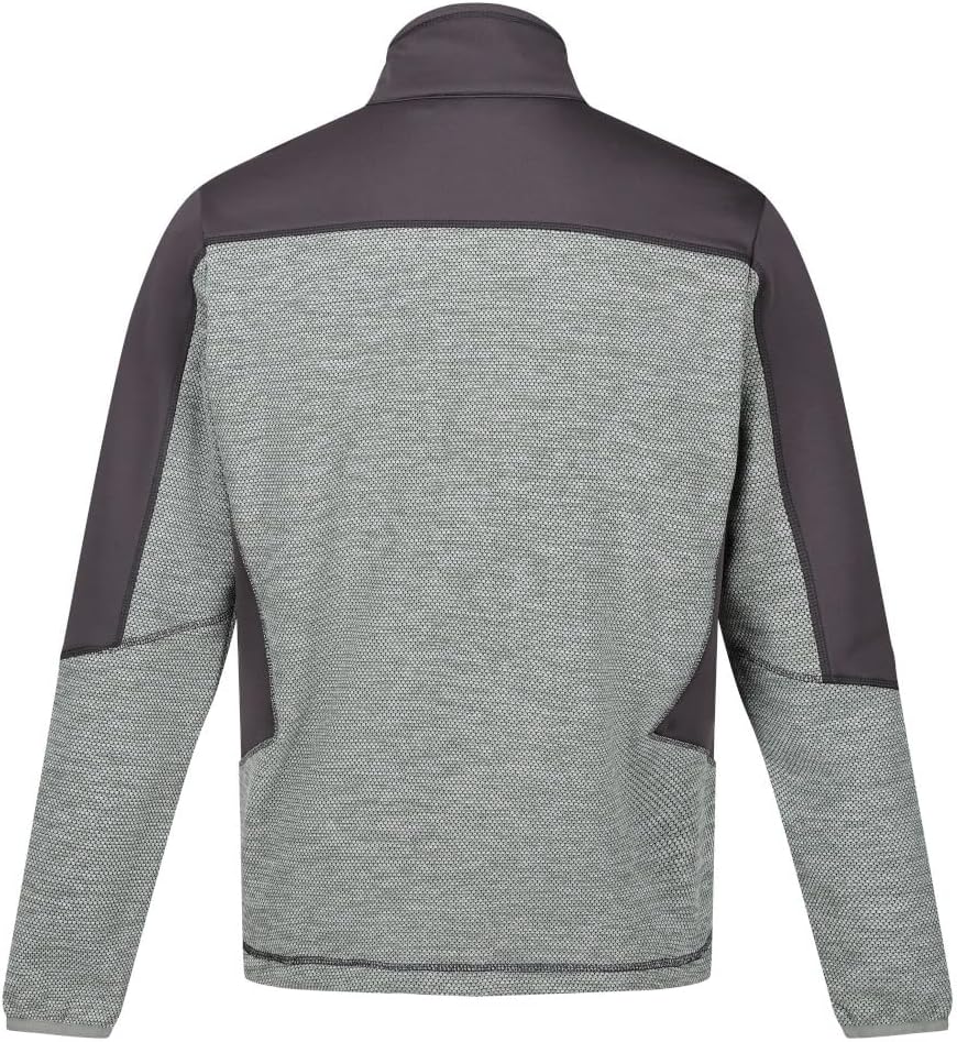 Regatta Mens Highton IV Full Zip Fleece Jacket (M) (Agave Green/Ash)