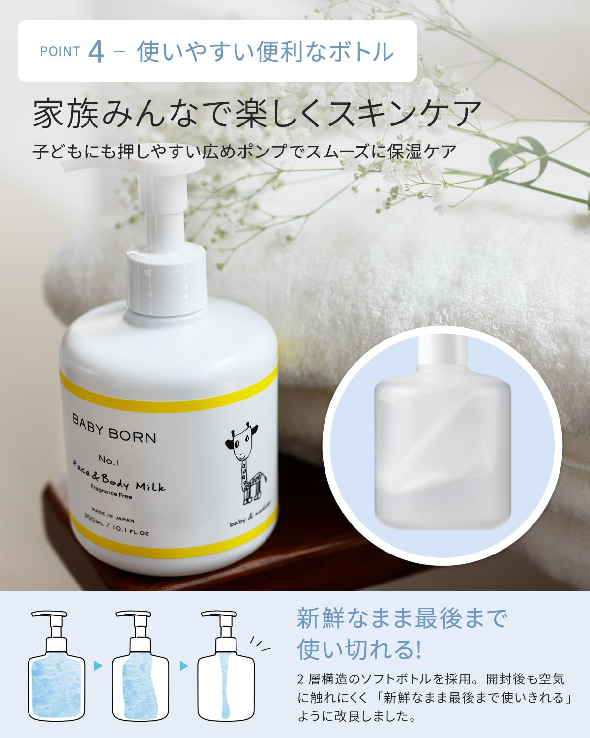 Amazon.co.jp: BABY BORN ベビーボーン フェイス＆ボディミルク 乳液