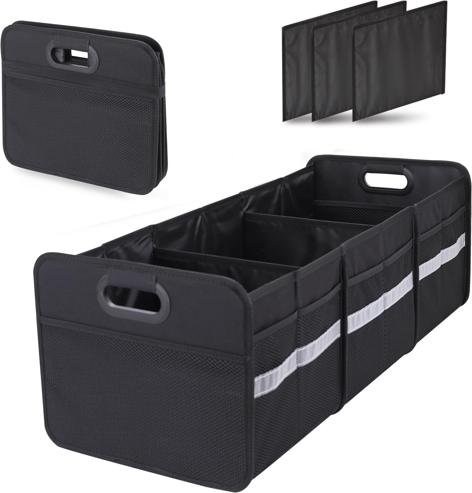 Cargo Foldable Multi Compartment Fabric Car Truck Van SUV