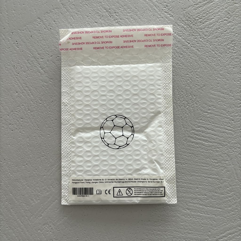 Lusso 20 Biglie di Cristallo per Bambini con Bandiere Paesi da Collezionare o Giocare con Circuiti di Biglie. Dimensioni 16 MM (collezione Champions)