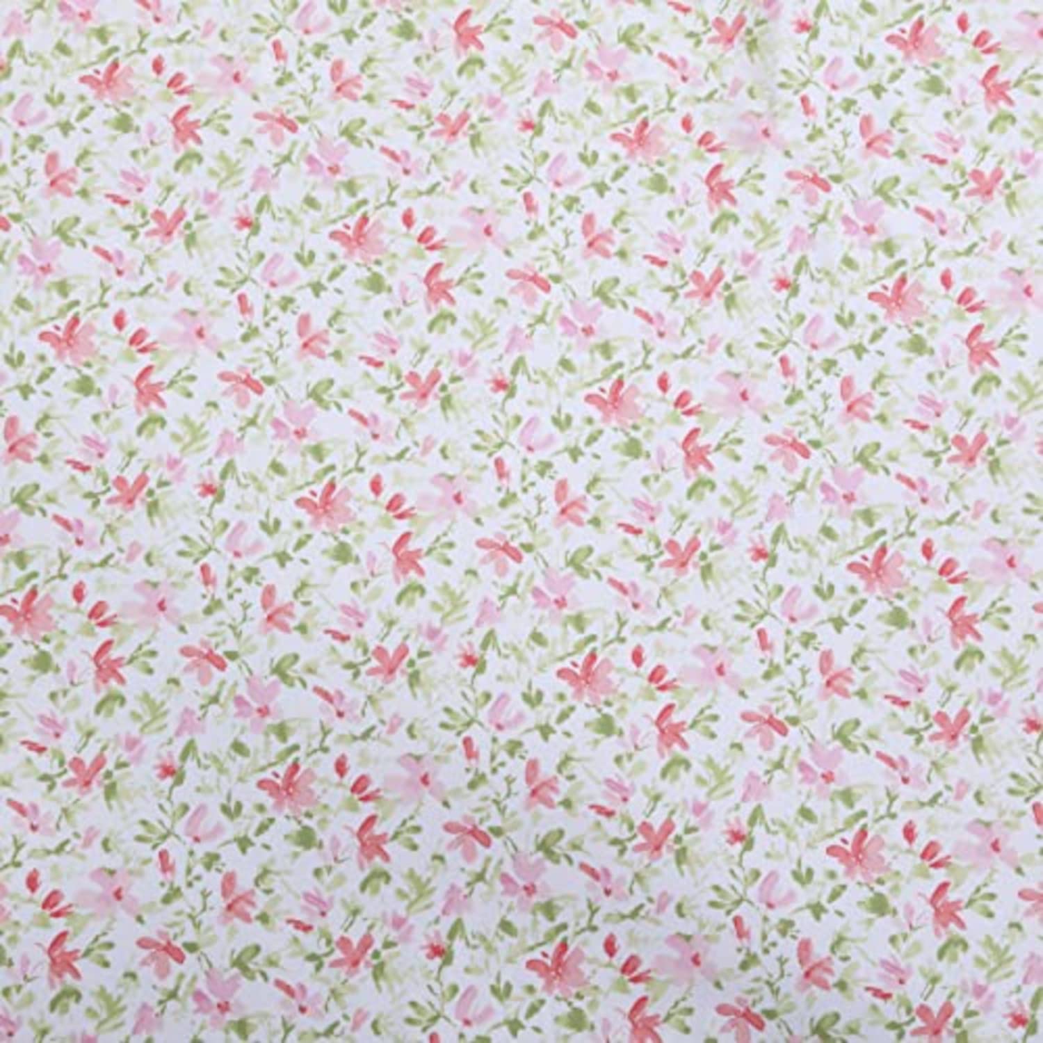 Laura Ashley - Set di biancheria da letto matrimoniale XL, in percalle di cotone, leggero e traspirante, decorazione per la casa, essenziale per la camera da letto (rosa Norella, Twin XL)