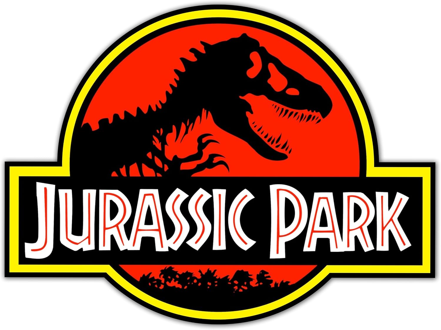 THATS IT – Jurassic Park Stickers Pack of 2 – Vinyl Bumper Sticker for Car, Van, and SUV – Waterproof Decal for Waterbottle and Laptop – Indoor and Outdoor Use for MacBook – TI -302