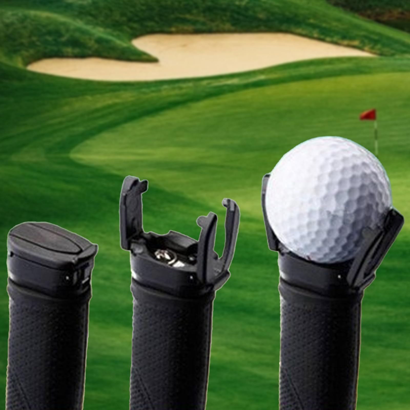 YNR 4 Pezzi Pinza per Raccogliere Palline da Golf Retriever per Palline da Golf Raccoglitore Professionale per Palline da Golf Golf Ball Pinze da Golf,Dispositivo di Aspirazione