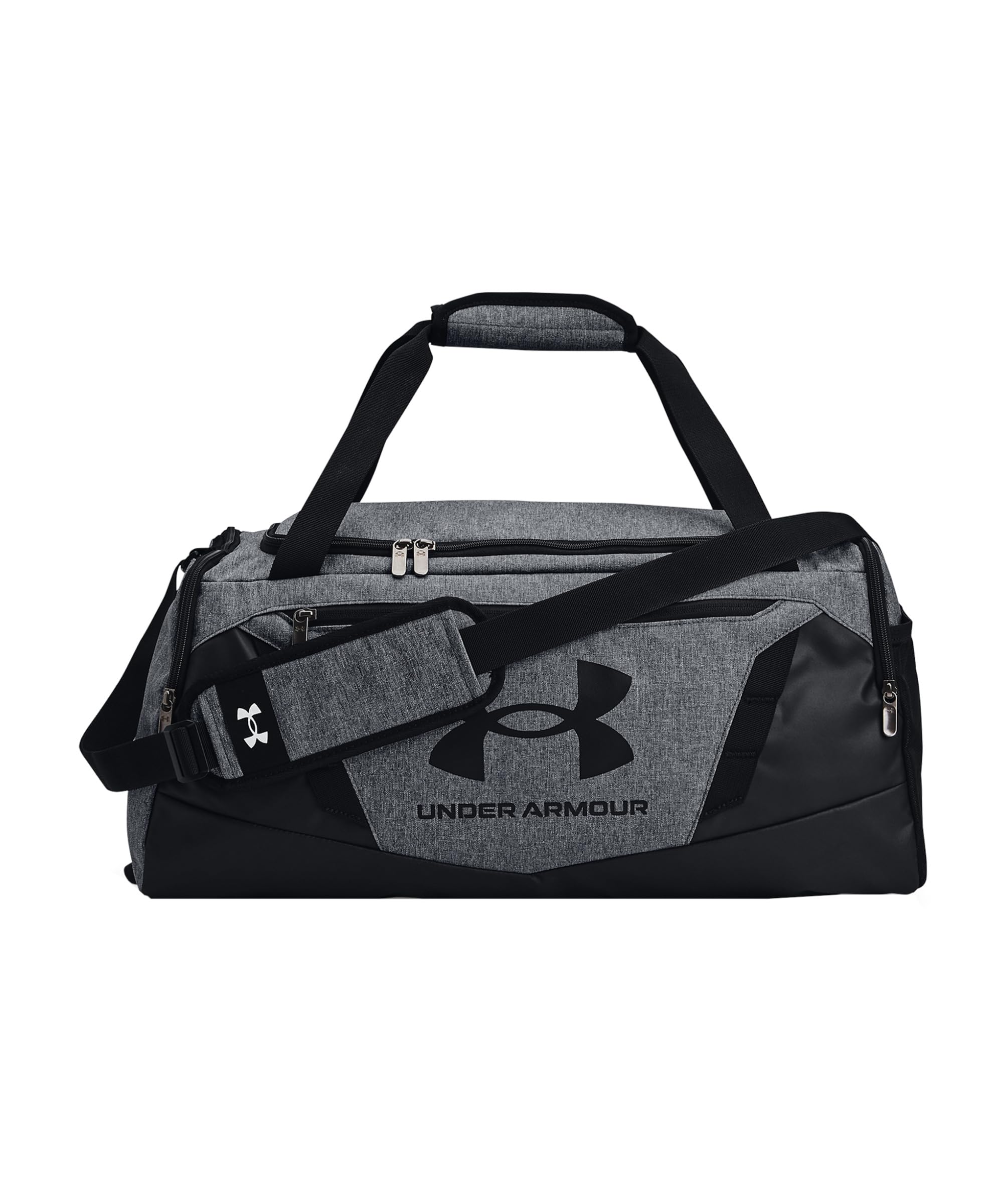 UNDER ARMOUR Unisex Sports Bag Shoulder Bag Travel Bag Undeniable 5.0 Duffle, Colour: Grey, Item:-012 Heather Grey/Black