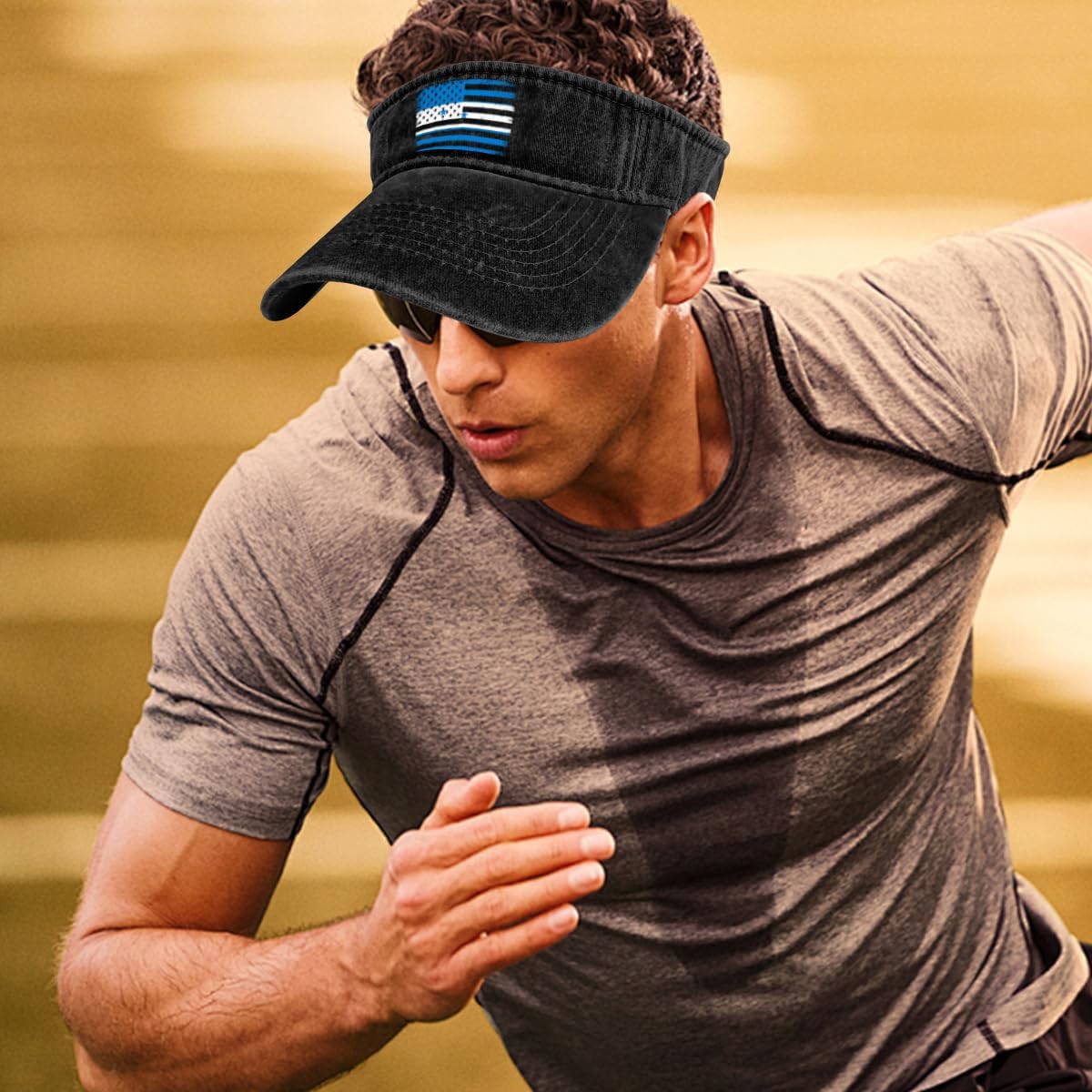 Visor Hat for Women and Men,Adjustable Sports Sun Visor Hats for Tennis Golf Running Cap - Image 5