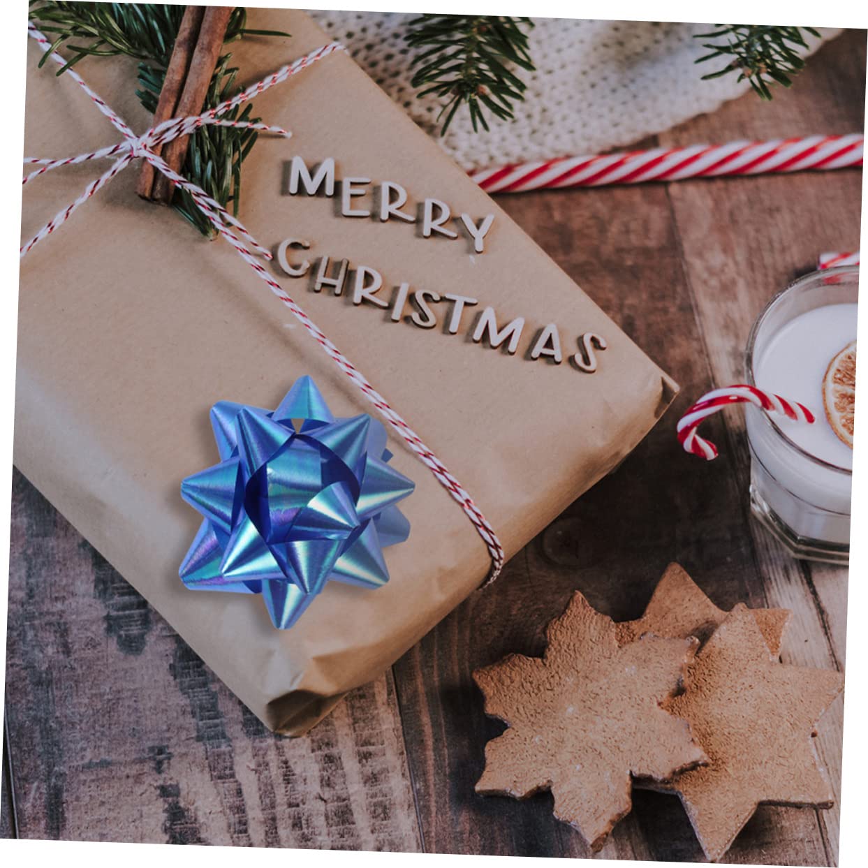 Abaodam 150pezzi Fiocchi Decorativi Raso Per Regali Addobbi Per Compleanni e Natale Facili Da Applicare Effetto Mix Di Per Decorazione Di Scatole e Feste