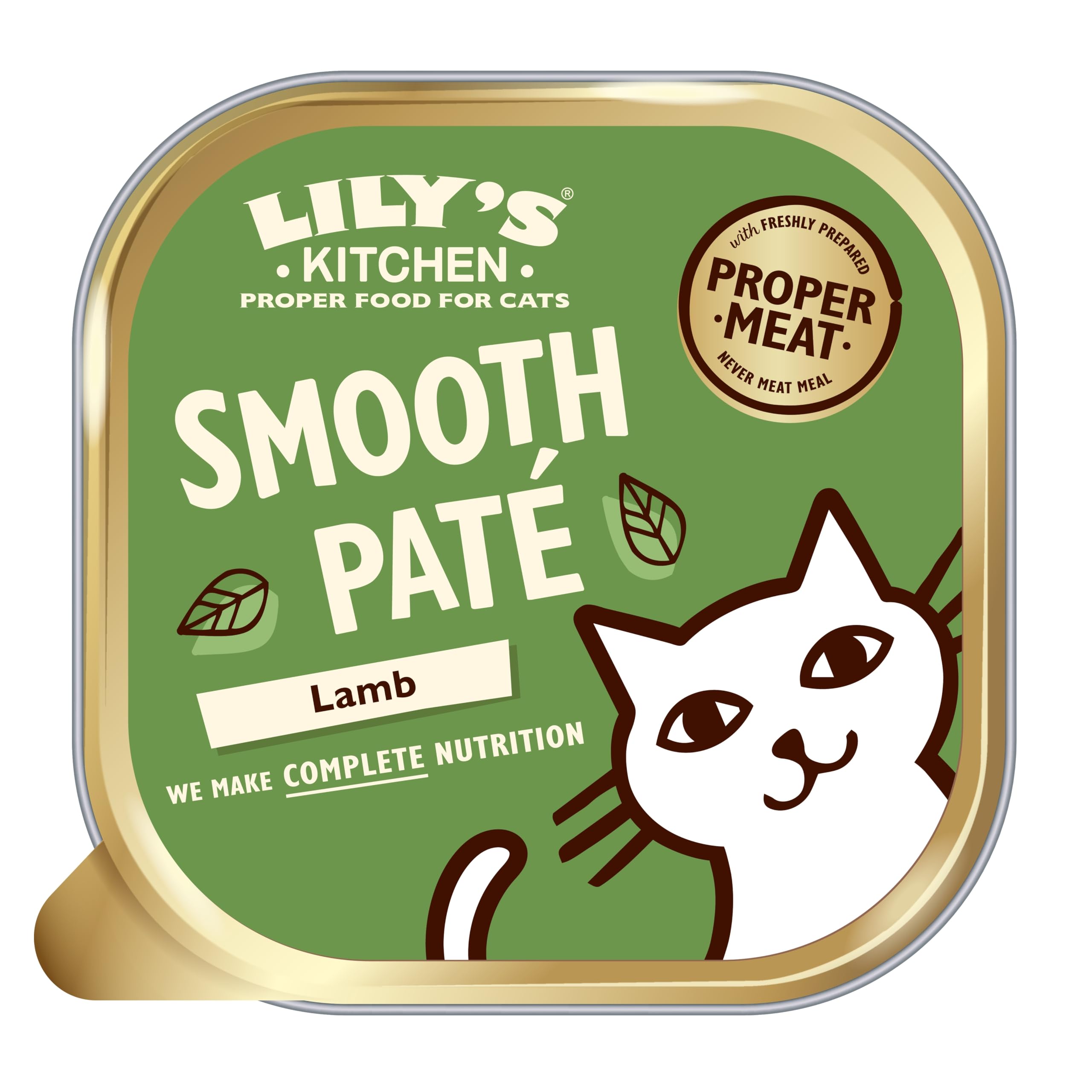 Lily’s Kitchen Smooth Lamb Paté Complete Nutrition Adult Cat Food 19 x 85g