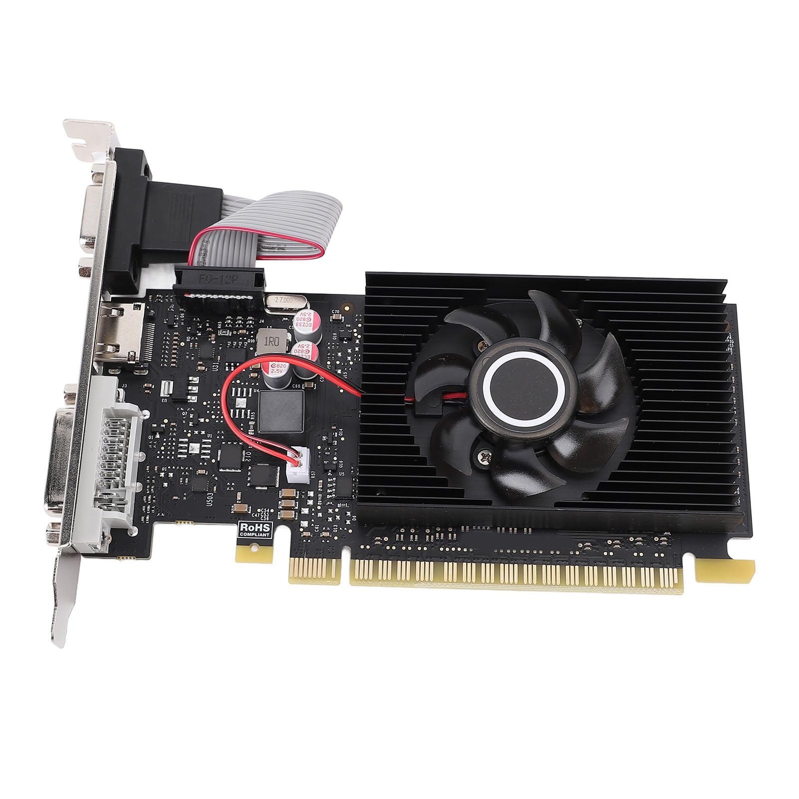 GT 210 1GB DDR3 Karta Graficzna, 64bit 589 500 MHz PCI Express 1,1 X 16 DVI VGA HDMI Silent Cooling Video Graphics Card