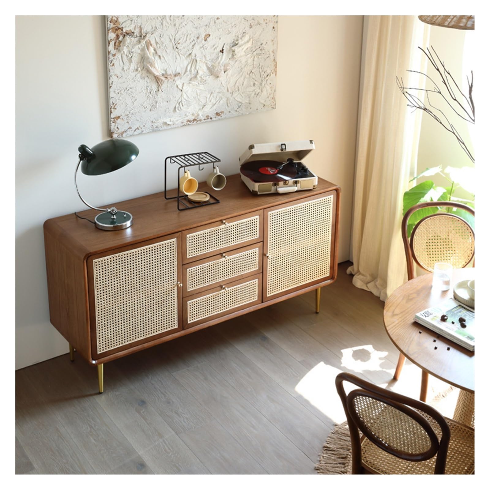 Armadio cucina Credenza da pranzo in legno, mobile TV for camera letto di casa stoccaggio