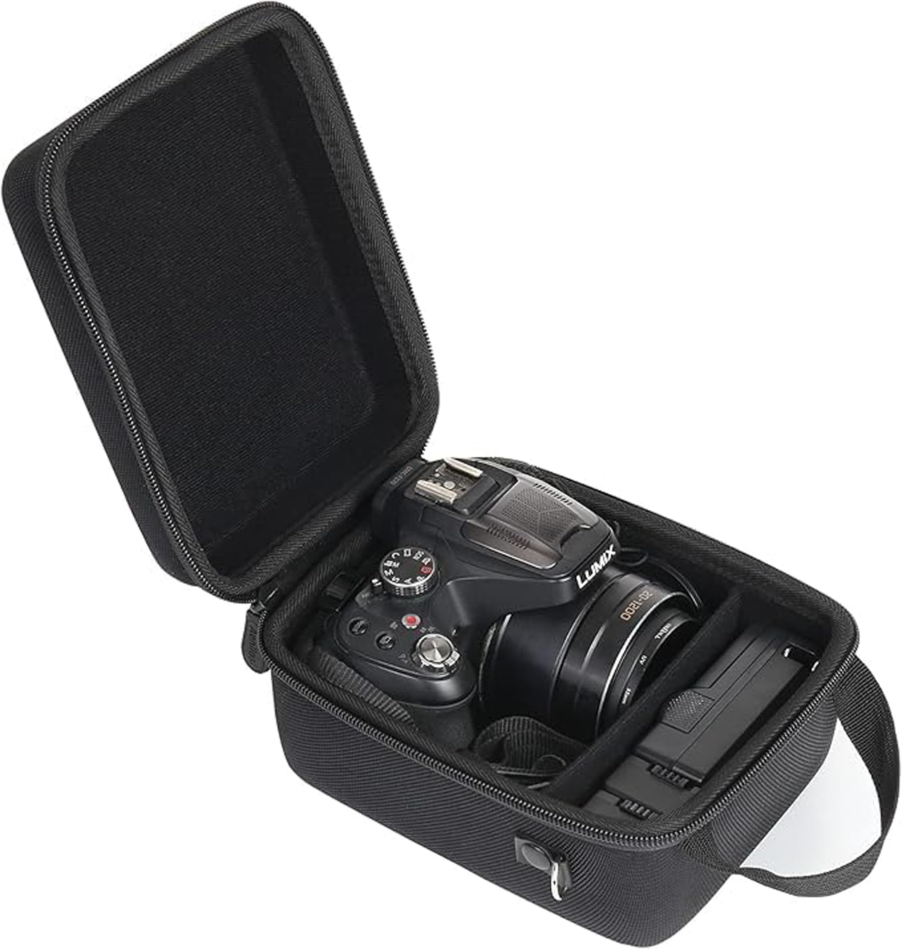 Aenllosi Housse Étui Rigide Portable pour Panasonic Lumix FZ80D/FZ80/FZ82/FZ72 Appareils Photo Numériques