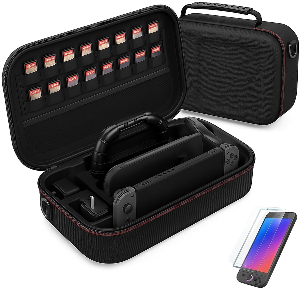 Switch 2 All in One Carrying Case – 2025 Travel Case with Dock