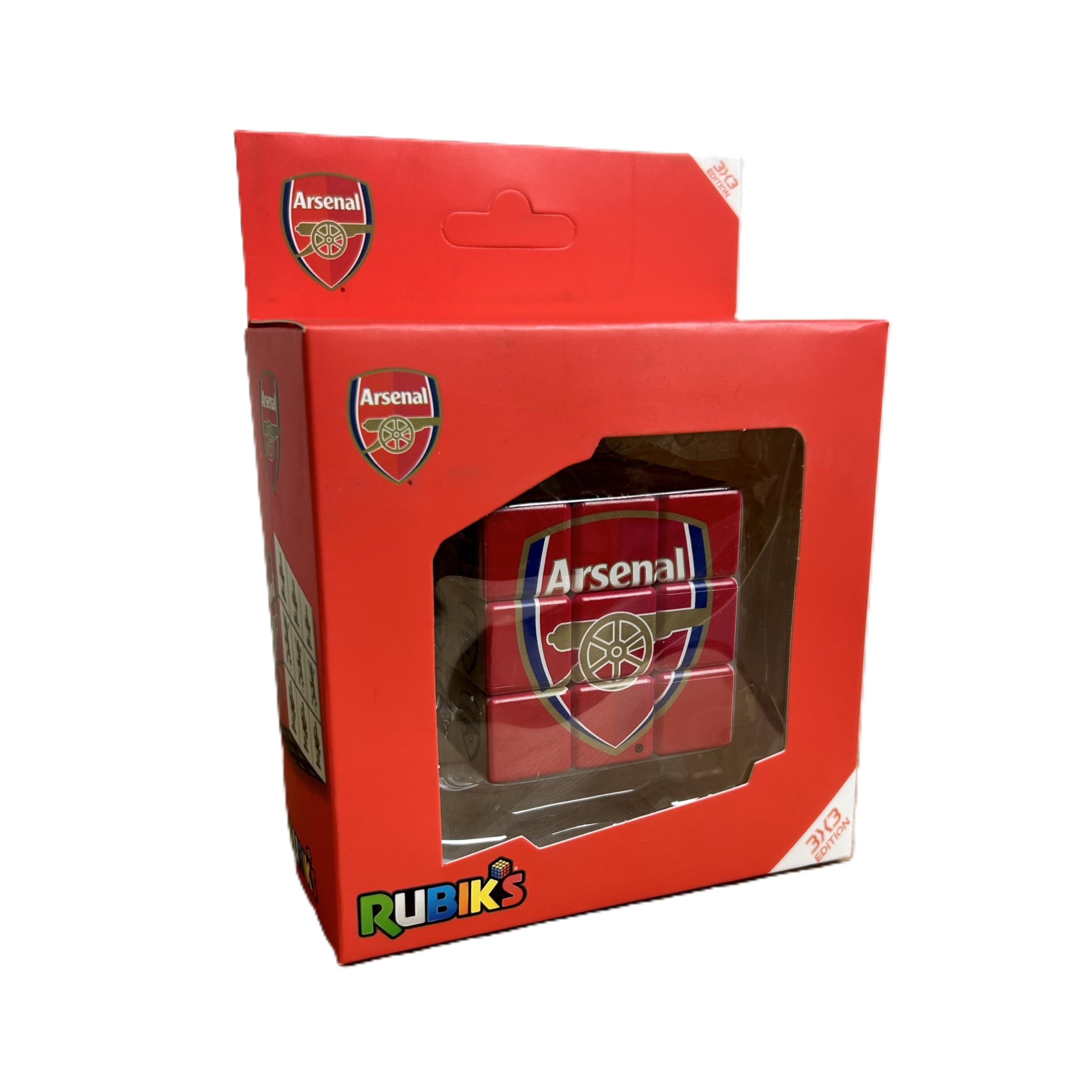 Paul Lamond 7239 National Soccer Club Rubik's Cube, Red