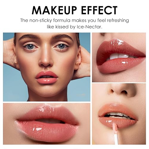 Miniatura 6 de LANGMANNI Juego de 12 piezas de maquillaje de colección de brillo de labios, brillo de labios líquido, suave, con colores variados y ricos para