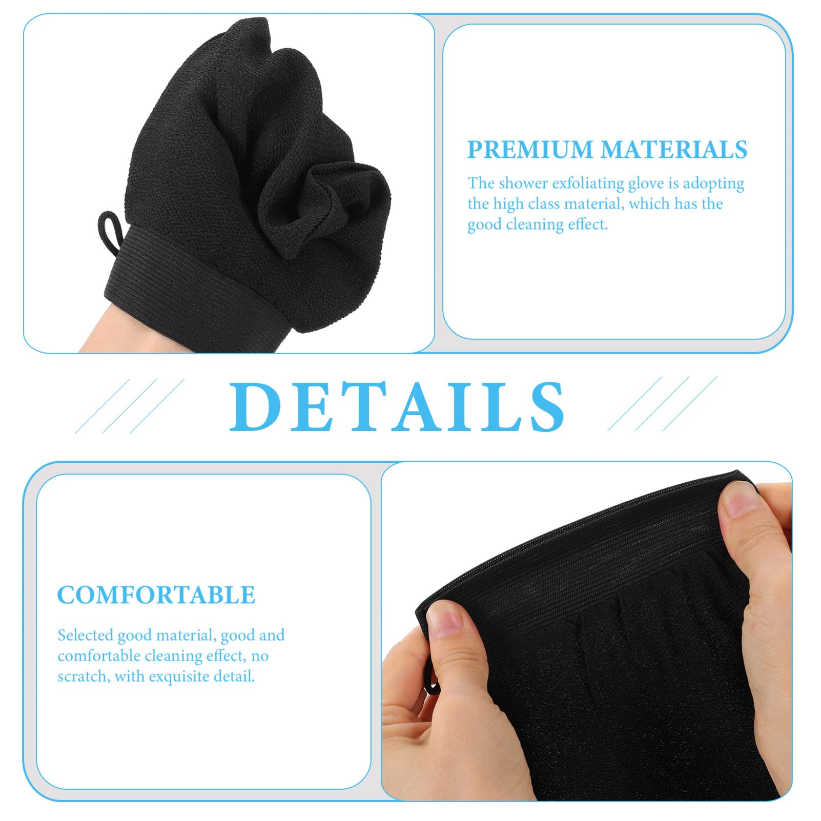 minkissy 10 guantes exfoliantes guantes de baño coreanos de masaje coreanos exfoliantes os de guante de guante de baño herramienta e corporal