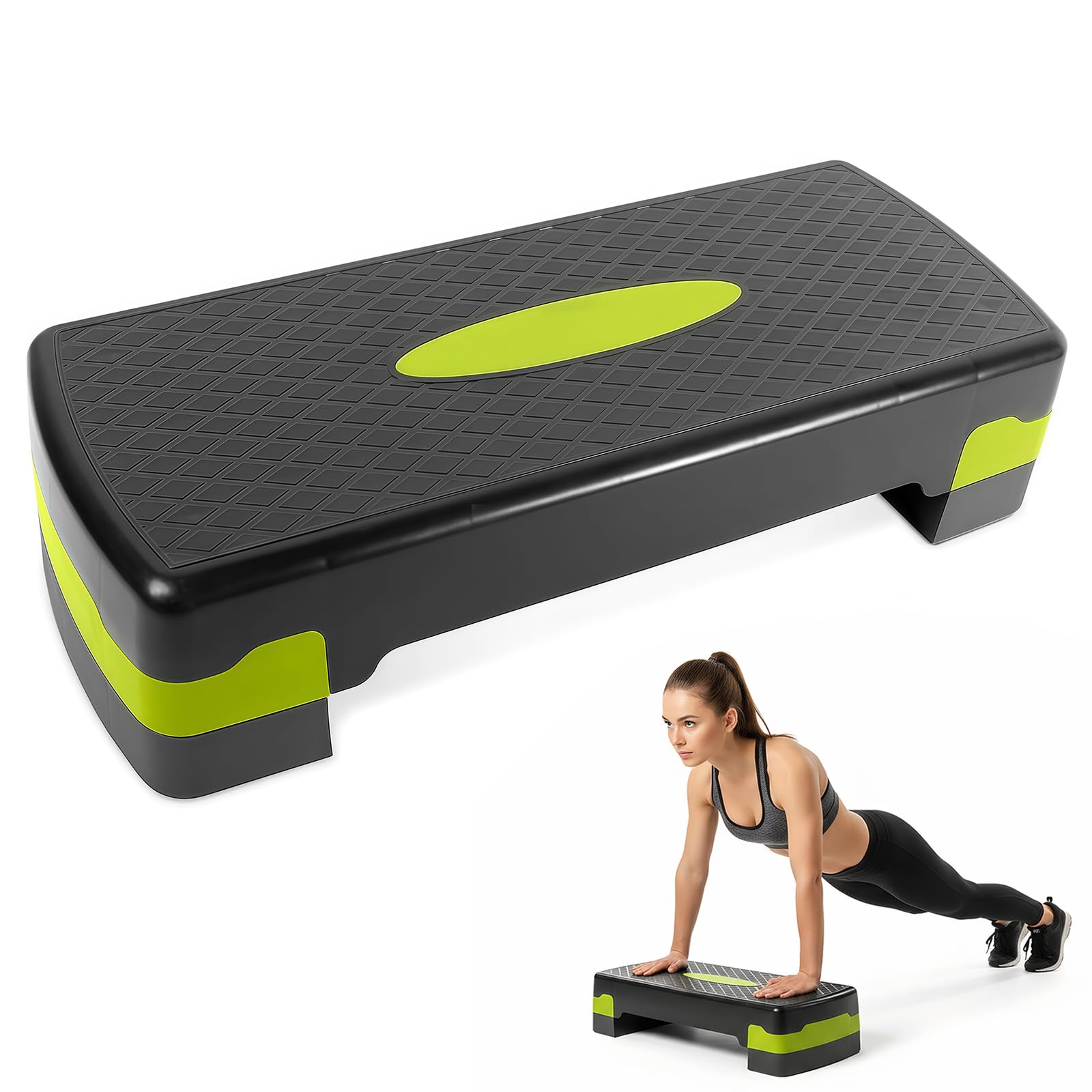 Stepper Fitness para Casa,Step Antideslizante Ideal para Ejercicios Aeróbicos y Fitness