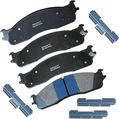 Vista 140 de Bendix Premium SBM8 - Pastillas de freno semimetálicas Premium para modelos seleccionados Buick Special, Camaro, Corvette, Phaeton, Olds F85, Vista