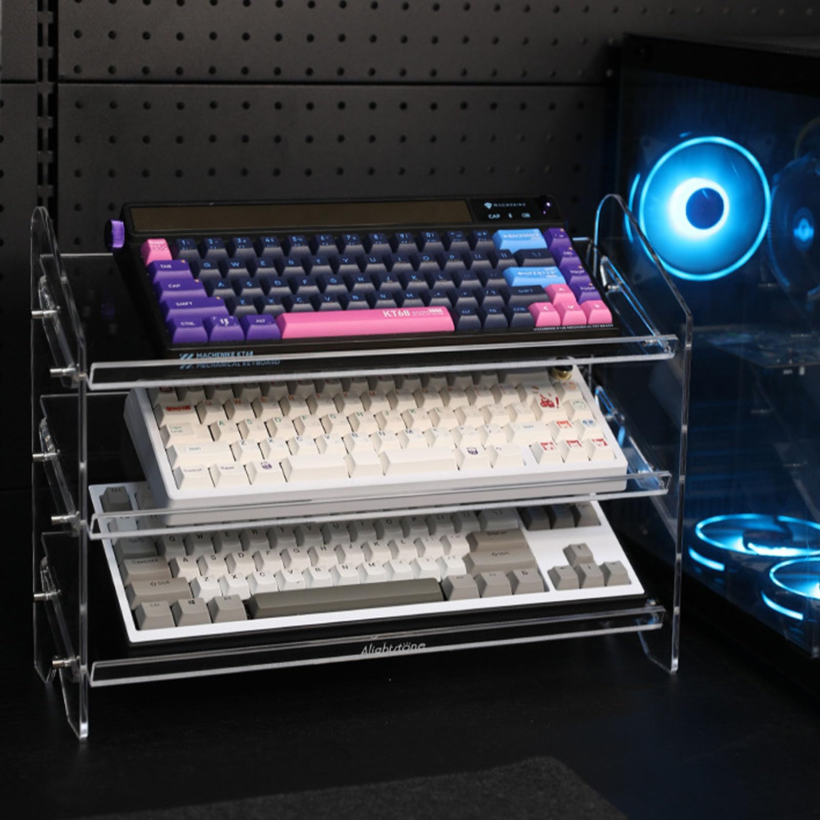 Amazon.co.jp: 耐久性のあるキーボード収納ケース、アクリルキーボード